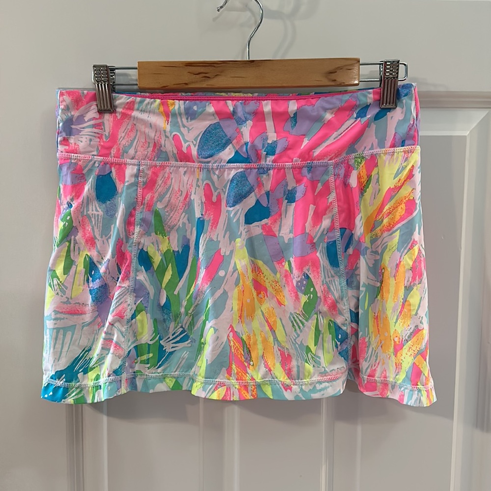 Lilly Pulitzer luxletic Josephine skort XS sparkling sands